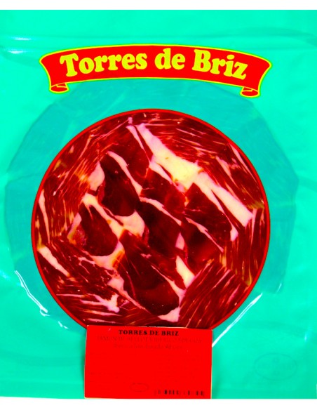 Loncheado 90 g. Jamon de Bellota Ibérico 50% raza iberica o Jamon de Bellota Ibérico 75% raza iberica.