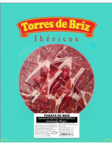 Sliced Acorn-fed Iberian 100% Shoulder 90 g.