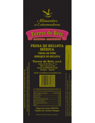 Presa de Bellota Ibérica ( Lomito )