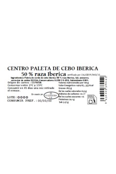 Paleta de Cebo de Campo ibérica 2
