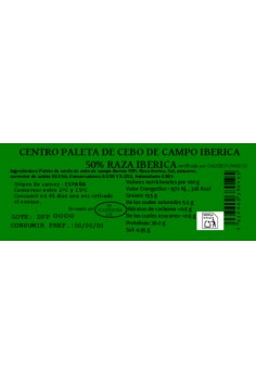Paleta de Cebo de Campo ibérica 2