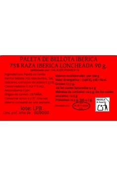 Paleta de bellota ibérica 50% 2